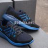 Мужские кроссовки Adidas чёрно-синего цвета из сетки